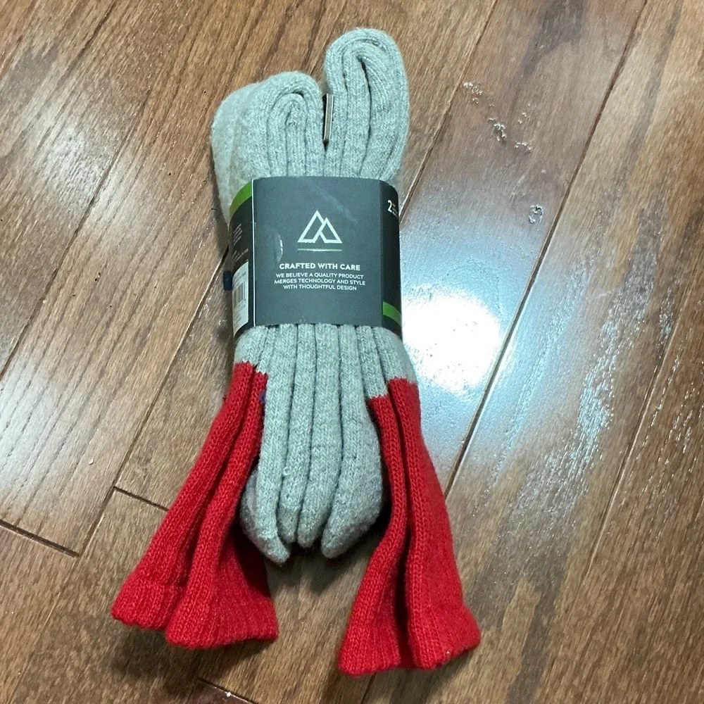 Alpine Design Men's XL Thermal Boot Socks - 2 pair, calf cut, heavy weight
